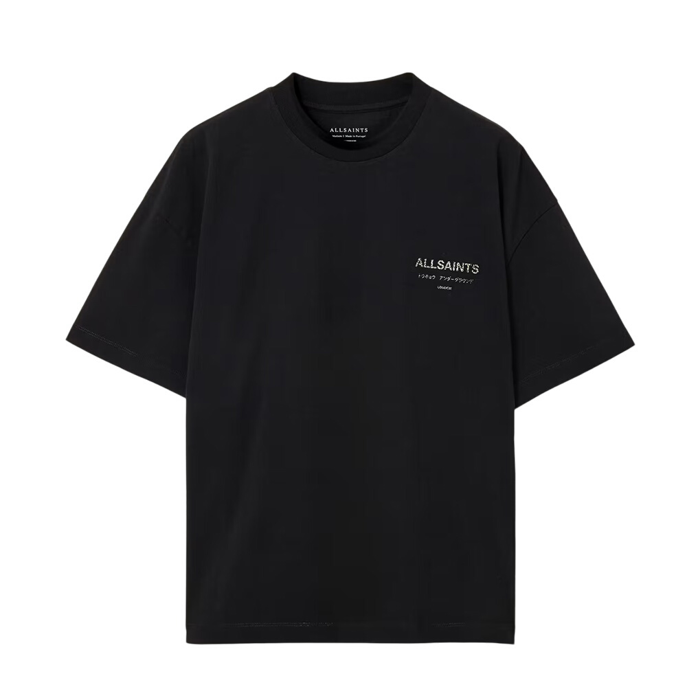 AllSaints Underground Oversized Crew Neck T-Shirt